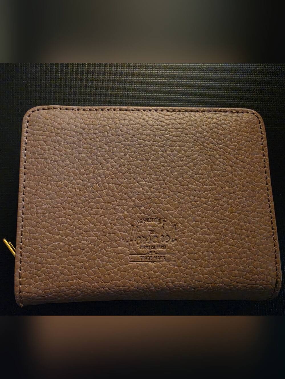Herschel Pebbled Vegan Leather Zip Wallet - Ash Rose